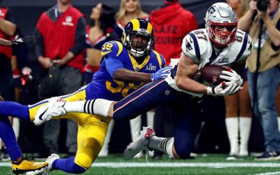 L’ultimo tuffo in ricezione di Rob Gronkowski
